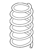 3C0411105AA - : Coil Spring for Volkswagen: CC, Passat Image