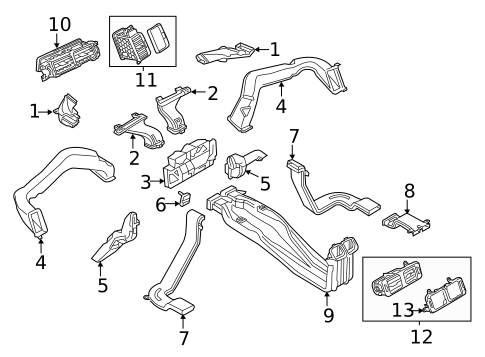 Automatic Temperature Controls for 2014 Land Rover Range Rover #2