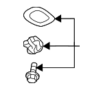 867690C010 - Electrical: Antenna Mount Kit for Toyota: Camry, Corolla, Sequoia Image