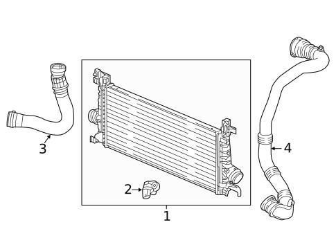 Intercooler for 2017 Buick Cascada #0