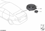 65139226358 - Audio, Navigation, Electronic Systems: Top-Hifi Loudspeaker Tweeter for BMW: 228i, 228iX, 230i, 230iX, 320i, 320iX, 328d, 328dX, 328i, 328iX, 330e, 330eX, 330i, 330iX, 335i, 335iX, 340i, 340iX, 428i, 428iX, 430i, 430iX, 435i, 435iX, 440i, 440iX, 530e, 530eX, 530i, 530iX, 540dX, 540i, 540iX, 740eX, 740i, 740iX, 745eX, 750i, 750iX, BMW ALPINA B7, Hybrid 3, i8, M2, M2 Competition, M2 CS, M235i, M235iX, M240i, M240iX, M3, M3 Comp. M xDrive, M3 Competition, M340i, M340iX, M4, M4 CS, M4 GTS, M5, M5 CS, M550iX, M760iX, X1 28i, X1 28iX, X2 28i, X2 28iX, X2 M35iX, Z4 30i, Z4 M40i Image image