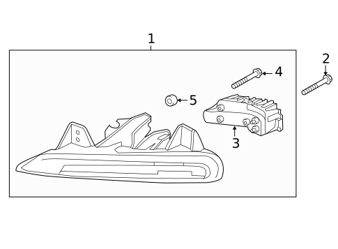 Daytime Running Lamp Components for 2015 Porsche Boxster #0