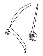 23286046001C87 - : Seat Belt Assembly for Mercedes-Benz Image