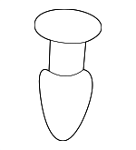 G03250037A - Body: Guard Retainer for Kia Image