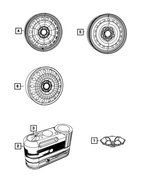 Wheel Spare for 2011 Chrysler 300 #0