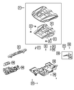 68586069AC - : Engine Cover for Mopar Image