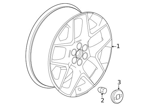 Wheel for 2026 Chevrolet Traverse #0