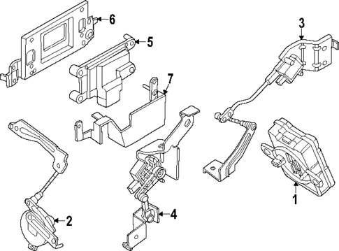 Electrical Components for 2024 Ford Ranger #1