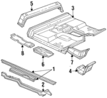 F2TZ1810129A - Body: Rocker Panel for Ford: F-150, F-250, F-250 HD, F-350, F-Super Duty Image