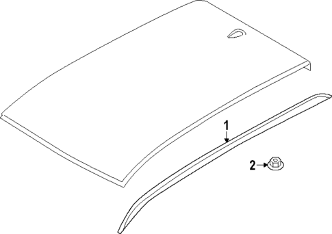 Exterior Trim - Roof for 2025 BMW X3 #0