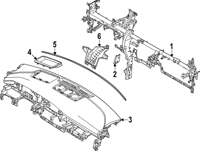 84701CW520NNB - : Instrument Panel for Hyundai Image