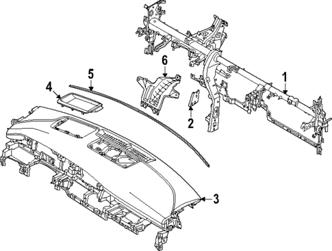 Instrument Panel for 2025 Hyundai Tucson #1