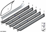 51477436036 - Vehicle Trim: Cover, Entrance, Right for BMW Image
