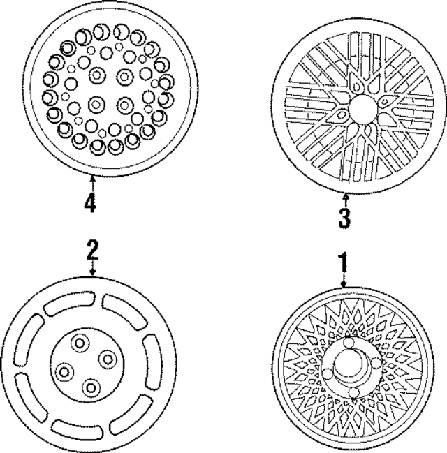 4284084 - Suspension: Wheel, Standard Cover for Mopar Image