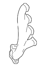 3W3Z9430AA - Exhaust: Exhaust Manifold for Ford: Crown Victoria | Mercury: Grand Marquis, Marauder Image