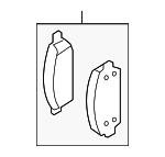 D4060JL00A - : Disc Brake Pad Set for Nissan Image