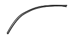 7555630100C1 - : Drip Molding for Lexus: GS300, GS350, GS430, GS450h, GS460 Image