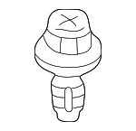 B46768AC380 - Body: Pkg Tray Trim Clip for Mazda: 626, Miata, MPV, Protege Image