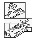 GKYA5420Y - Body: Apron/Rail Assembly for Mazda: 6 Image