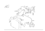 1245015082 - Radiator: Hose for Mercedes-Benz Image
