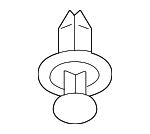 B45A56146A - Body: Fender Liner Fastener for Mazda: 3, 6, CX-3, CX-30, CX-5, CX-50, CX-70, CX-9, CX-90, MX-30 EV, MX-5 Miata Image