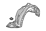 TE7356140A - Body: Fender Liner for Mazda: CX-9 Image