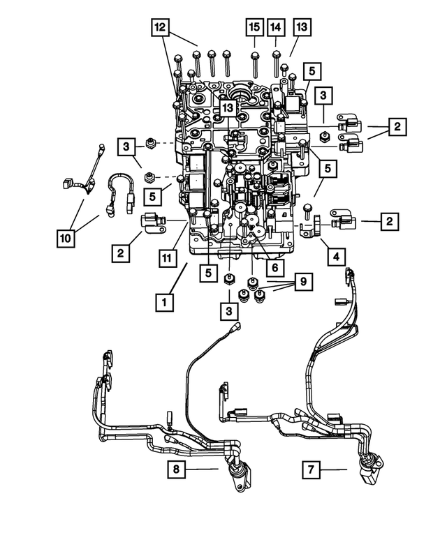 68019681AA - AS68RC; 6-Speed; Automatic Transmission: Clamp for Mopar Image