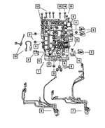 68019681AA - AS68RC; 6-Speed; Automatic Transmission: Clamp for Mopar Image