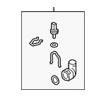 1K0122291AD - Cooling System: Lower Coupling for Audi Image