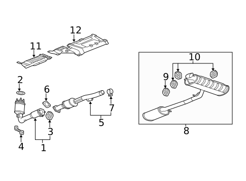 14 2014 Chevrolet Equinox Catalytic Converter - Exhaust - AP Exhaust