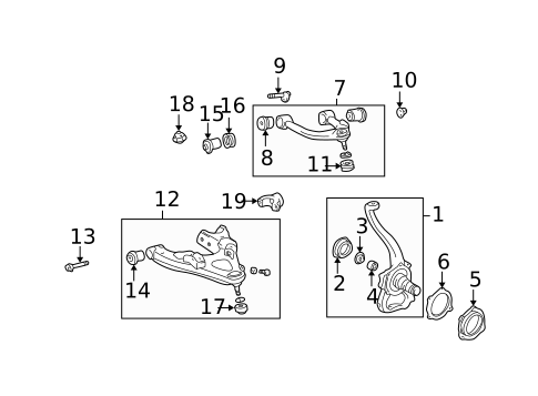 Suspension Components for 2006 Lexus LX470 #1