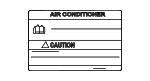 27090E955C - : AC Label for Nissan: Rogue Image