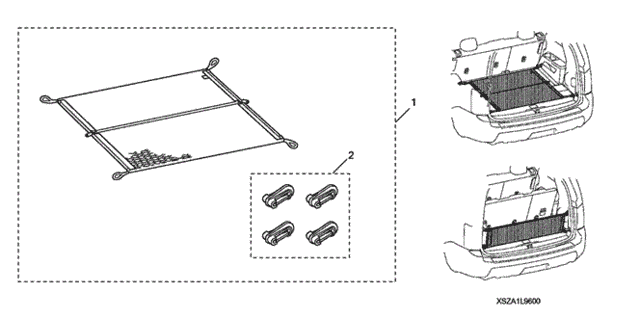 Cargo Net for 2012 Honda Pilot #0