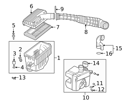 Air Intake for 1998 Honda Accord #0