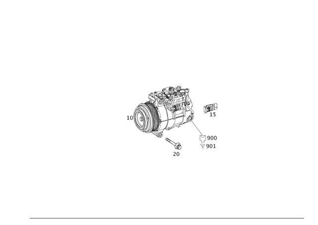 2105402081 - Heating and Ventilation: Receptacle Housing for Mercedes-Benz Image image