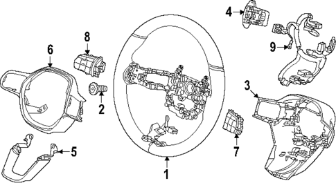 Steering Wheel & Trim for 2025 Honda Civic #0
