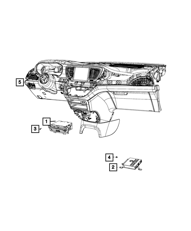 68493702AD - Electrical: Video Module for Mopar Image