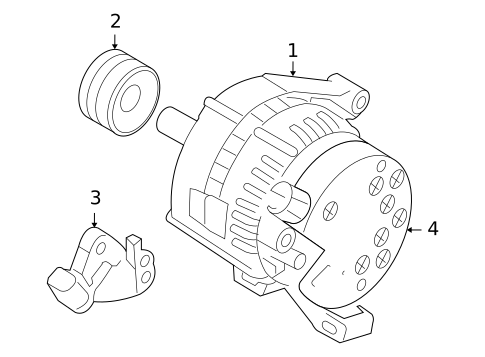 Alternator for 2010 Volvo C30 #1