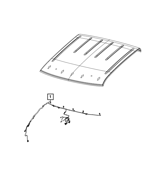 68517609AA - Electrical: Header Wiring for Mopar Image