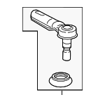 53540SZT013 - : Outer Tie Rod for Honda: CR-Z Image