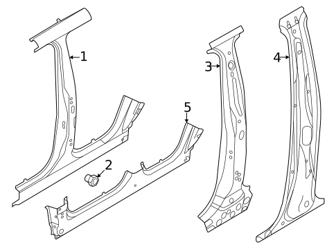 Center Pillar & Rocker for 2023 Land Rover Range Rover Evoque #0