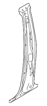 LR124762 - Body: Inner Center Pillar for Land Rover: Range Rover Evoque Image