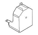 1K5951217 - Electrical: Anti-Theft Alarm Siren Bracket for Volkswagen: Golf, Golf R, GTI, Jetta, R32, Rabbit, Tiguan Image