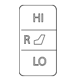 847510C071 - Body: Seat Heat Switch for Toyota: Sequoia Image