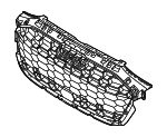 8Y0853651AP3FZ - Body: Center Grille for Audi Image