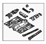 CP9Z5411135A - Body: Front Floor Pan for Ford Image