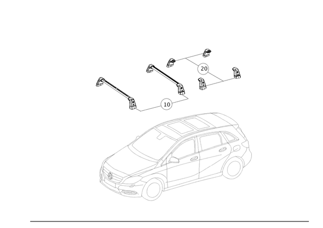 8900911 - Roof Carrier Systems: Textile Bag for Mercedes-Benz Image