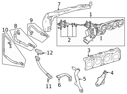 Turbocharger, Supercharger & Ram Air for 2022 Mercedes-Benz GLC 300 #0