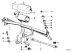61611370792 - Vehicle Electrical System: Linkage for Wiper for BMW Image