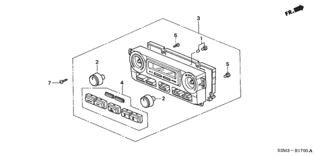 Heater Control for 2002 Acura CL #0